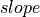 slope